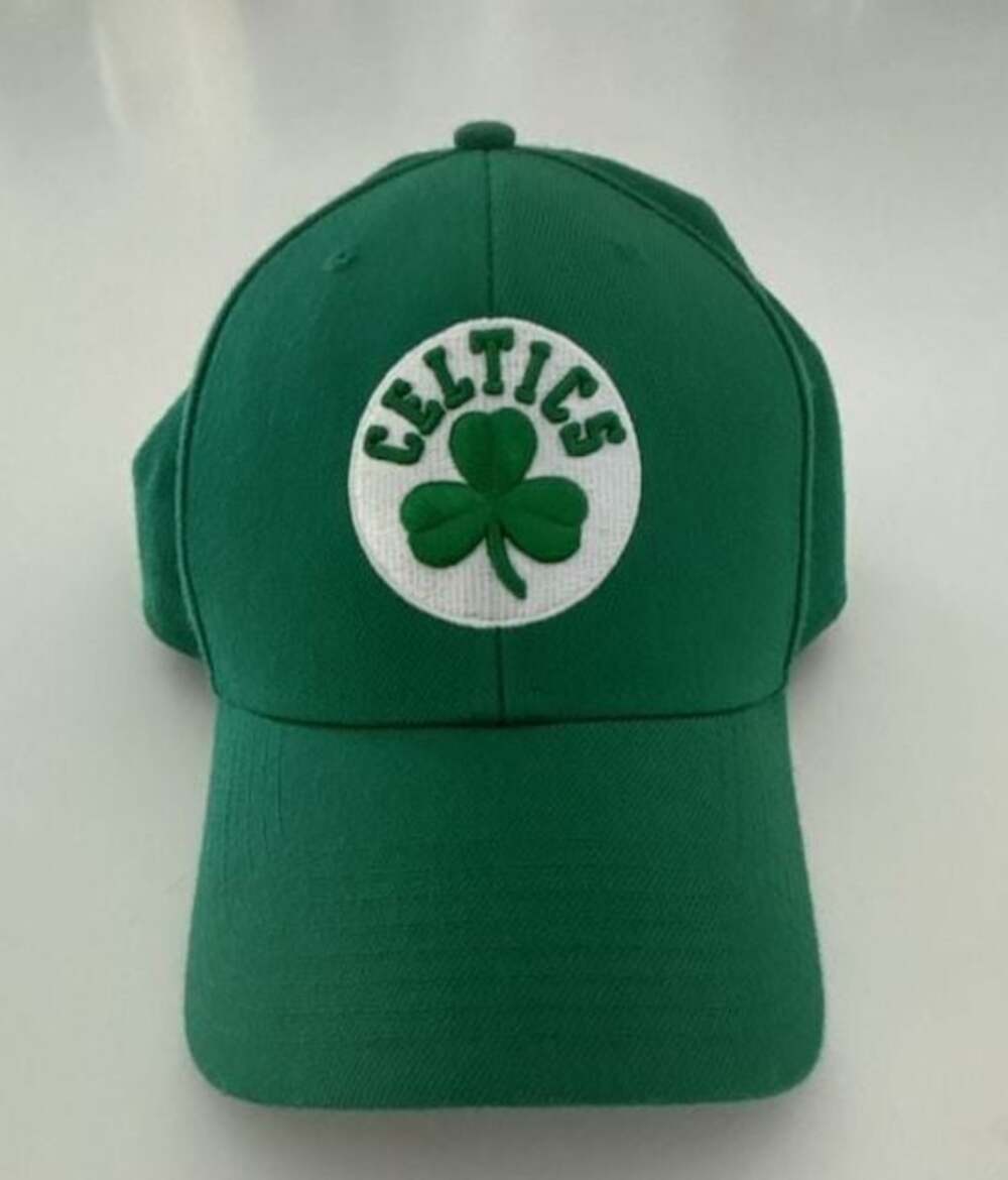 Boston Celtics Green Baseball Cap with Embroidered Clover Logo